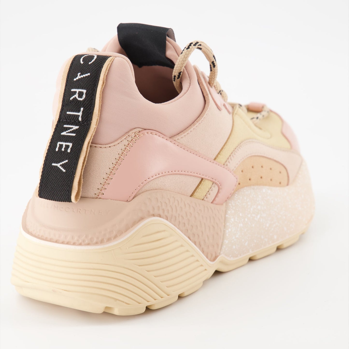 Stella McCartney, Eclypse sneakers, luxury women's footwear, rose-beige sneakers, sustainable fashion