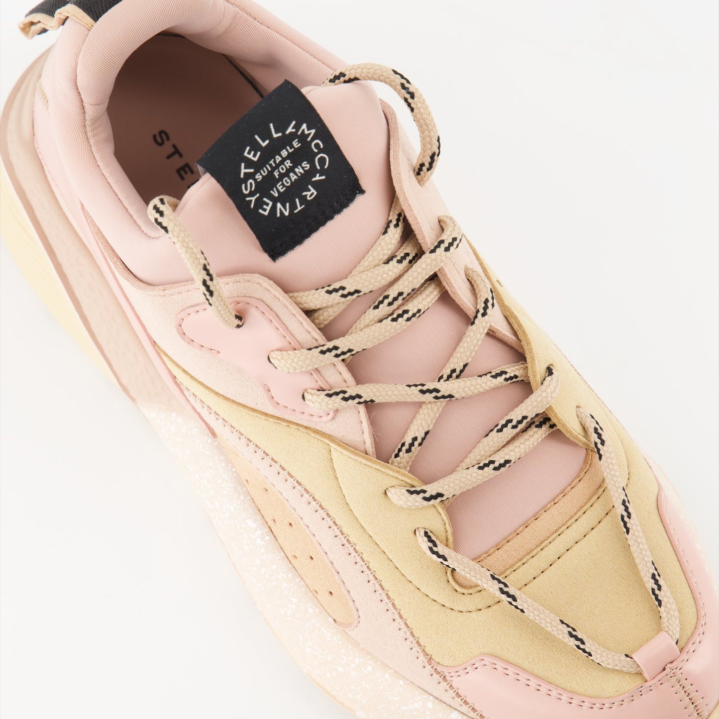 Stella McCartney, Eclypse sneakers, luxury women's footwear, rose-beige sneakers, sustainable fashion