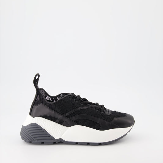 Stella McCartney, Eclypse Noir Sneakers, Women's designer sneakers, luxury black sneakers, high-fashion footwear