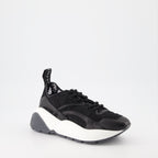 Stella McCartney, Eclypse Noir Sneakers, Women's designer sneakers, luxury black sneakers, high-fashion footwear