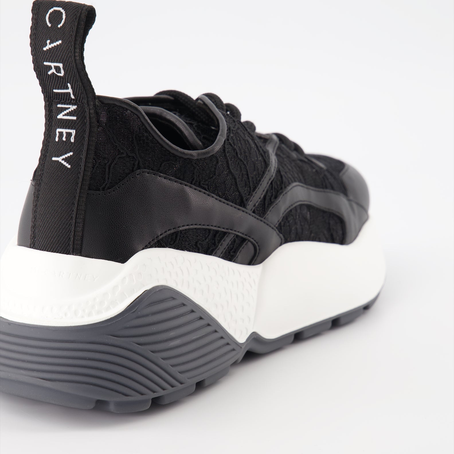 Stella McCartney, Eclypse Noir Sneakers, Women's designer sneakers, luxury black sneakers, high-fashion footwear