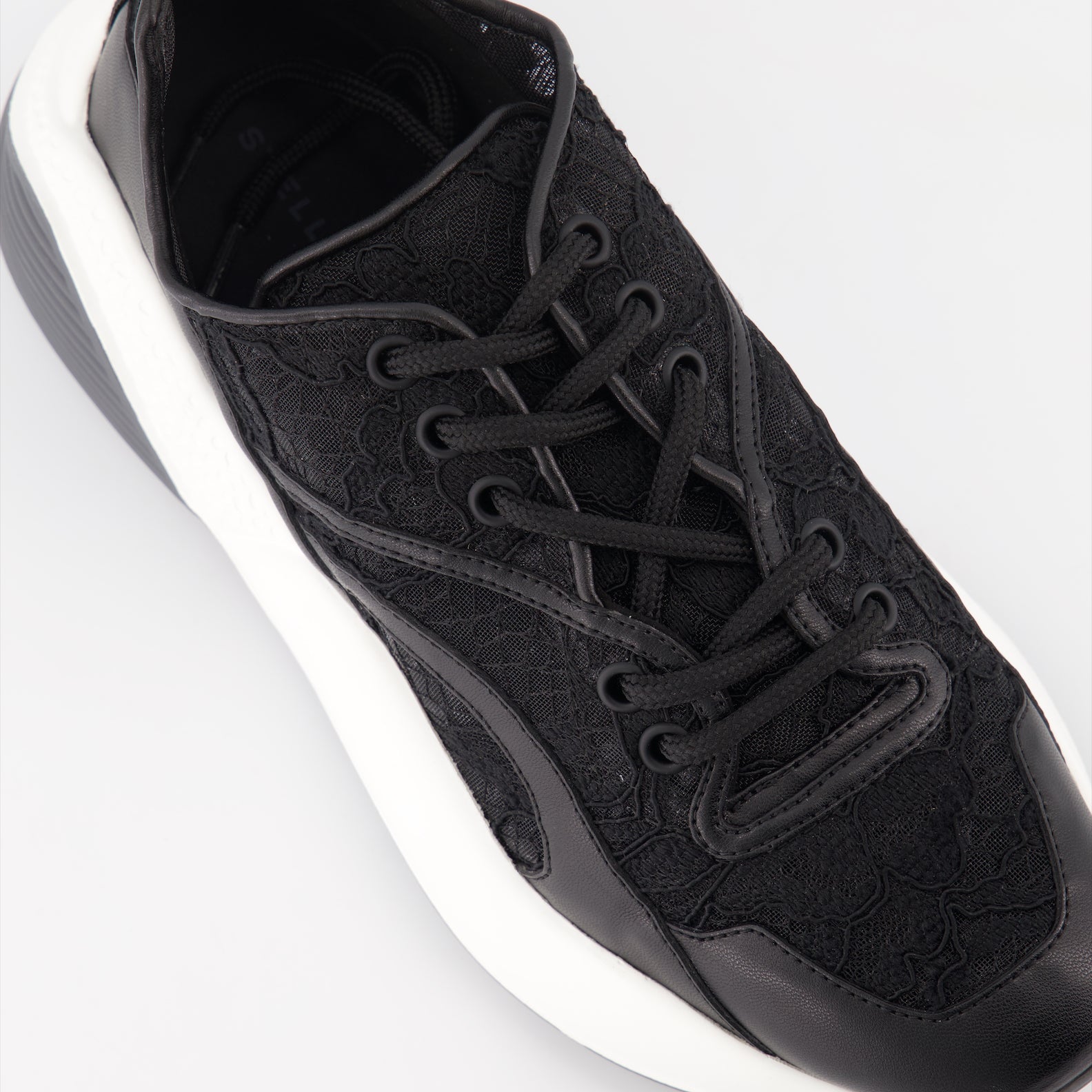 Stella McCartney, Eclypse Noir Sneakers, Women's designer sneakers, luxury black sneakers, high-fashion footwear