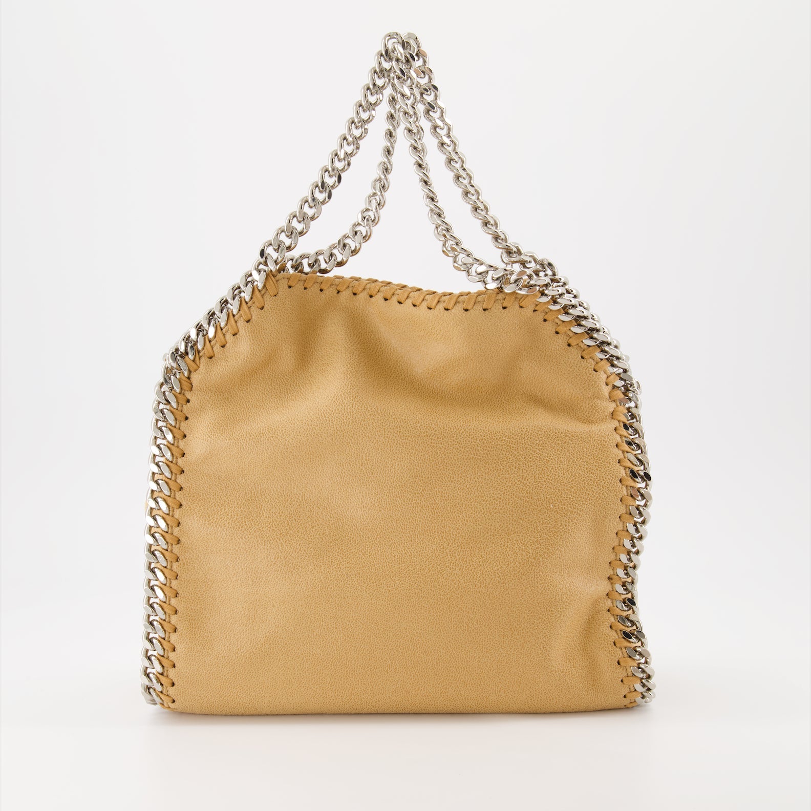 Stella McCartney, Mini Falabella, women's cabas, luxury handbags, beige cabas