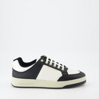 Image de Baskets SL/61 en Cuir Grainé par Saint Laurent pour Hommes - Saison Printemps-Été 2024 - Vue de Côté Droit
