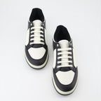 Image de Baskets SL/61 en Cuir Grainé par Saint Laurent pour Hommes - Saison Printemps-Été 2024 - Vue de Trois Quarts Avant Droit