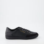 Immagine delle sneakers in pelle e suede Classic SL/10 di Saint Laurent per uomini - Stagione Autunno-Inverno 2023 - Vista laterale destra
