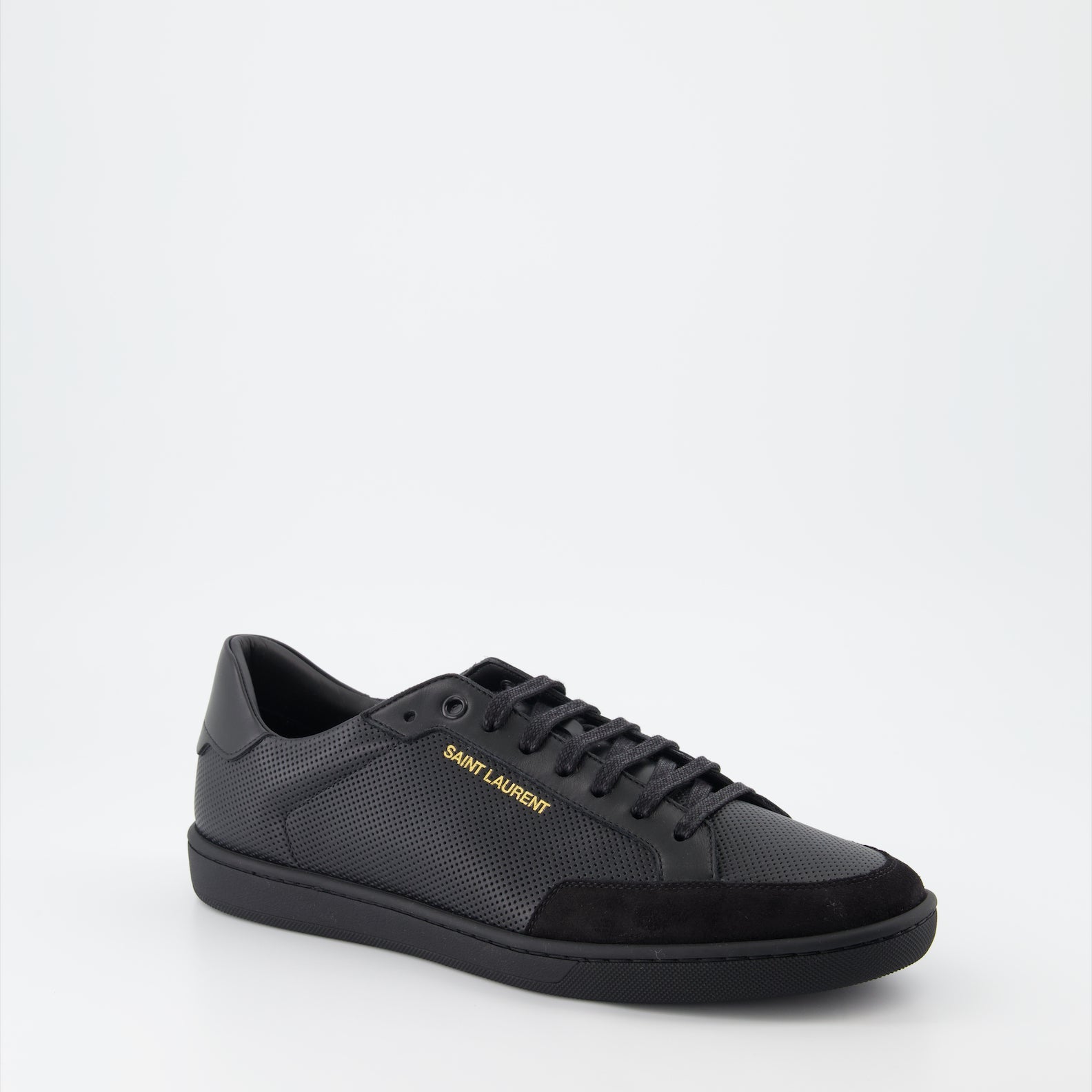 Saint Laurent sneakers, leather and suede sneakers, luxury men's footwear, Classic SL/10, high-end sneakers