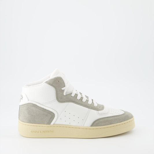 Saint Laurent sneakers, high-top sneakers, luxury men's footwear, SL/80 sneakers, designer sneakers