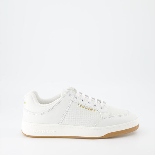 Saint Laurent sneakers, white leather sneakers, luxury men's shoes, designer footwear, SL/61