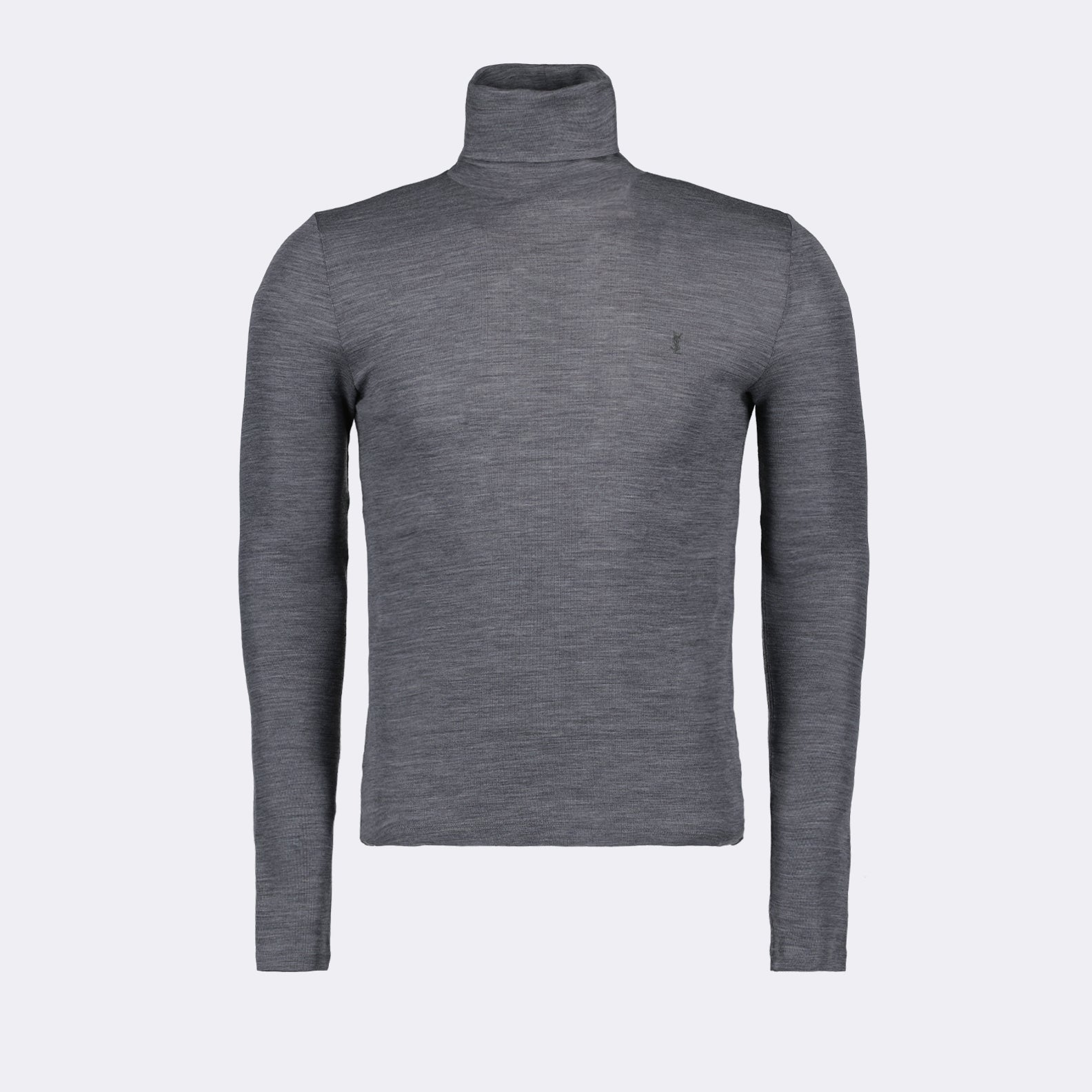 Saint Laurent turtleneck, grey turtleneck for men, luxury men's fashion, designer turtleneck, men's luxury clothing