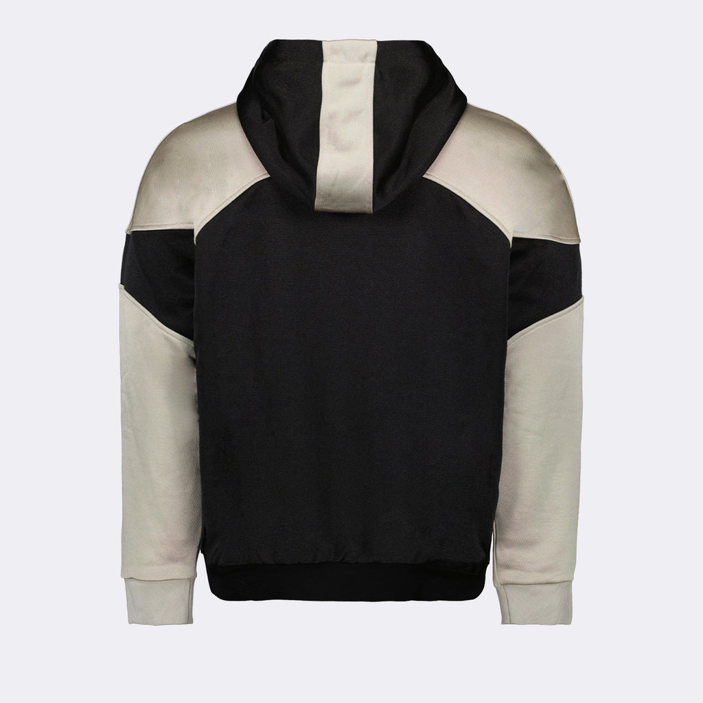 Imagem do sweatshirt com zíper bicolor da Saint Laurent para Homens - Coleção Outono-Inverno 2023 - Vista de Detalhes do Produto 1