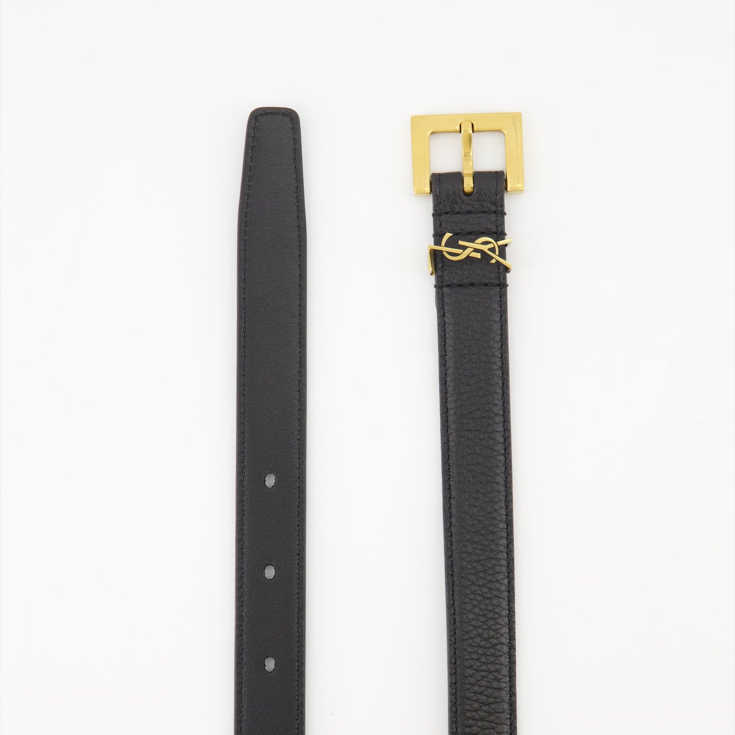 Saint Laurent belt, luxury men's accessories, YSL leather belt, designer belts for men, high-end men's fashion