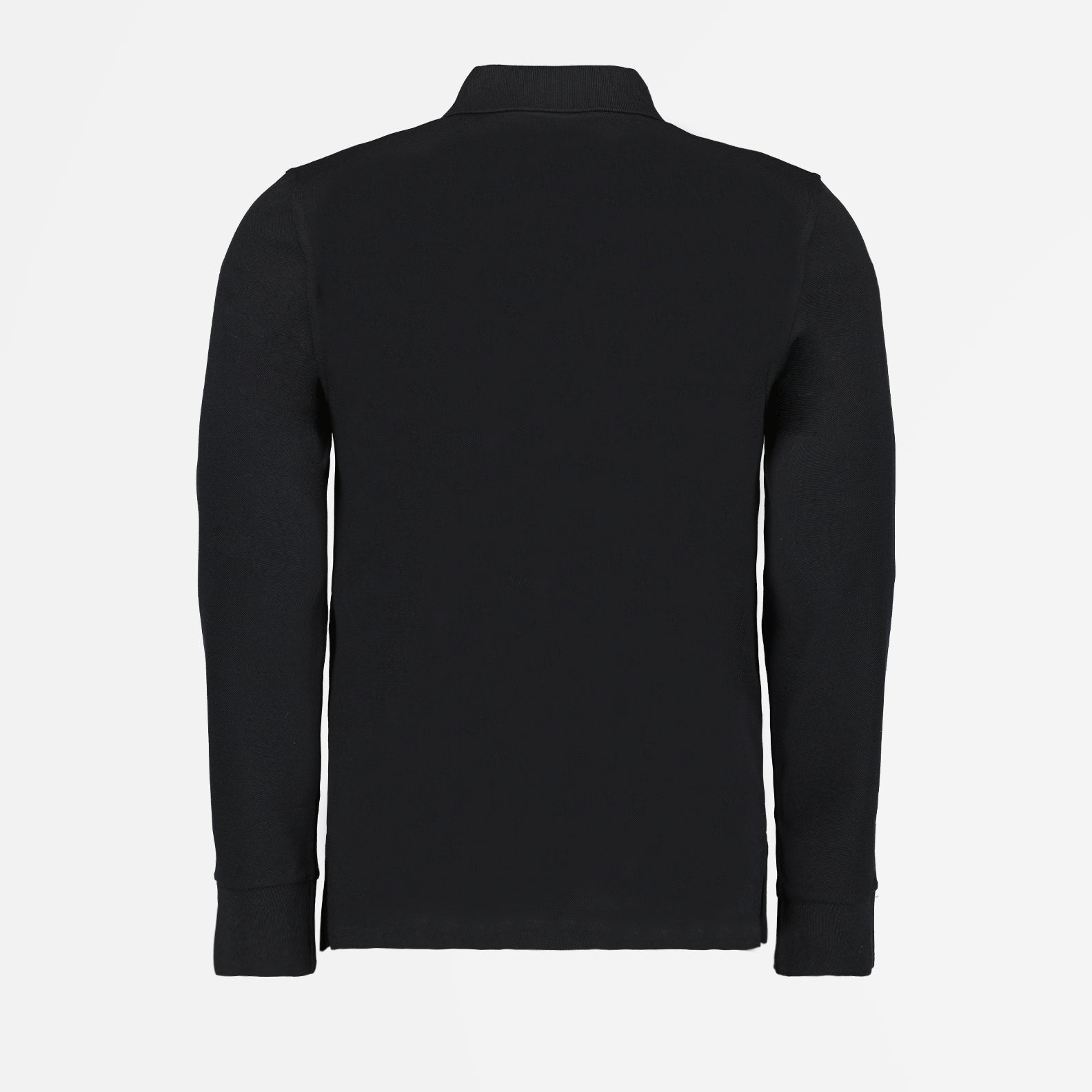 Saint Laurent, black polo shirt, men's luxury polo, chest pocket polo, designer men's shirt