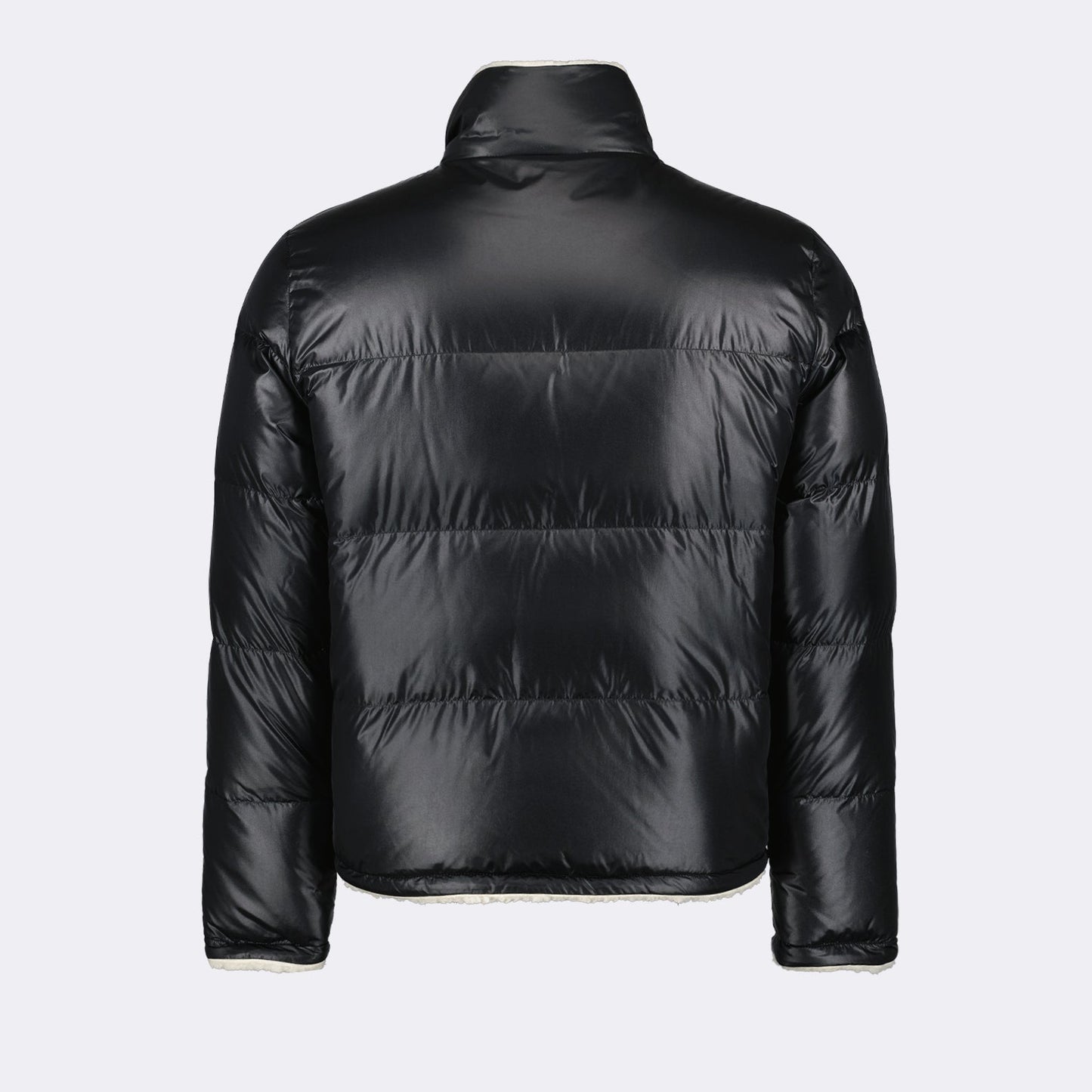 Saint Laurent, men’s shearling jacket, luxury down jacket, black shearling coat, high-end outerwear