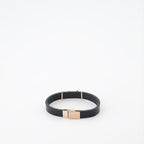YSL leather bracelet, Saint Laurent accessories, luxury men's bracelet, high-end fashion, designer men's jewelry