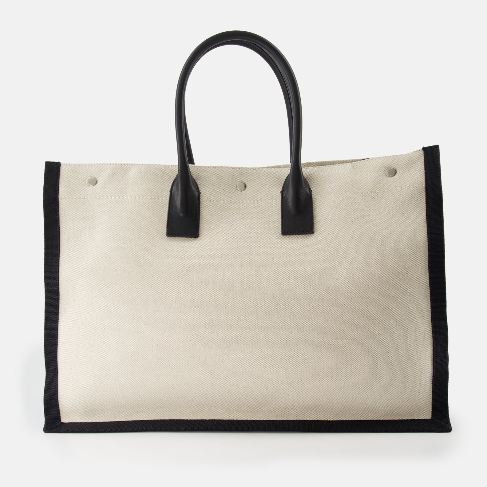 Saint Laurent Cabas, Beige Canvas Bag, Luxury Mens Tote, Designer Bags, Rive Gauche Bag