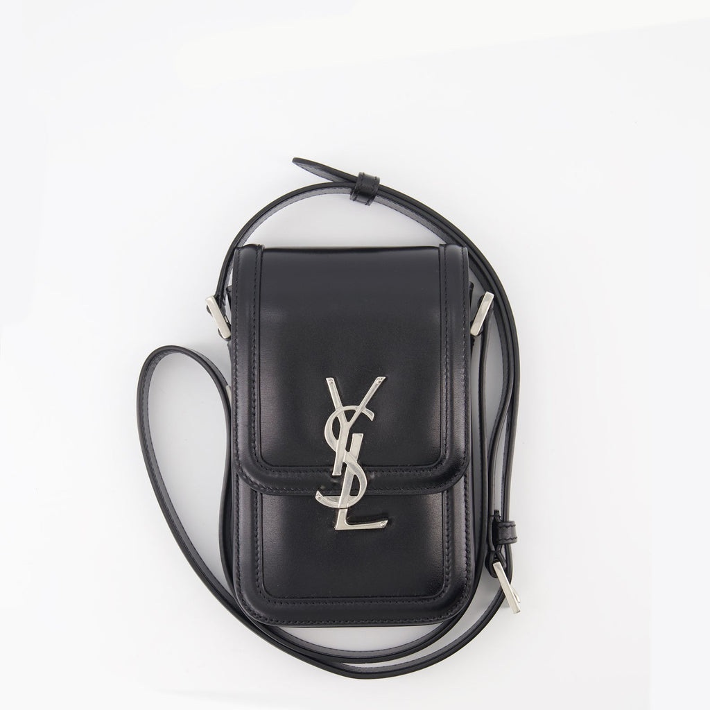 Image of Mini Solferino Bag in Smooth Leather by Saint Laurent for Unisex - Season Autumn-Winter 2023 - Front View