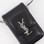 Image of Mini Solferino Bag in Smooth Leather by Saint Laurent for Unisex - Season Autumn-Winter 2023 - Detail View 5