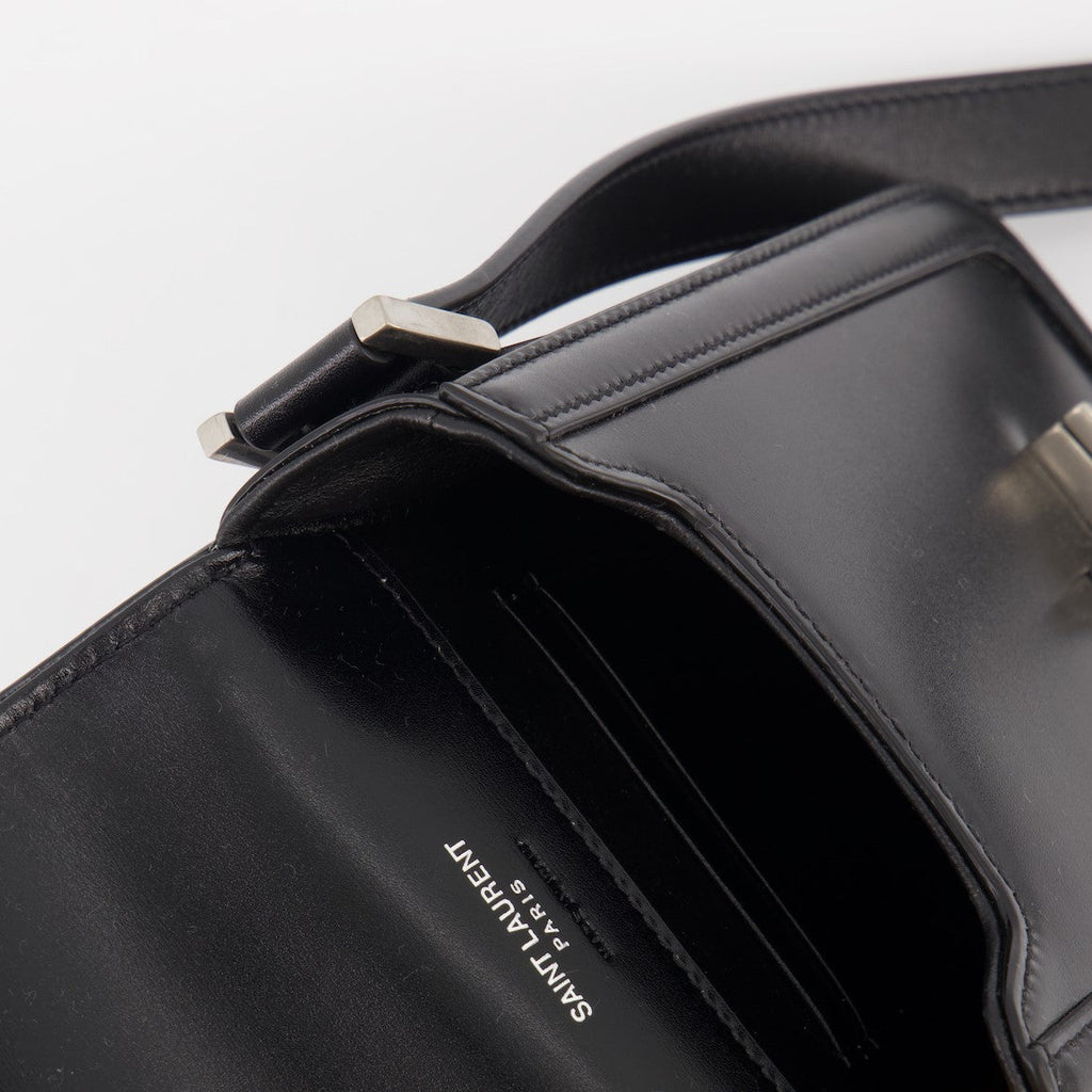 Image of Mini Solferino Bag in Smooth Leather by Saint Laurent for Unisex - Season Autumn-Winter 2023 - Detail View 8