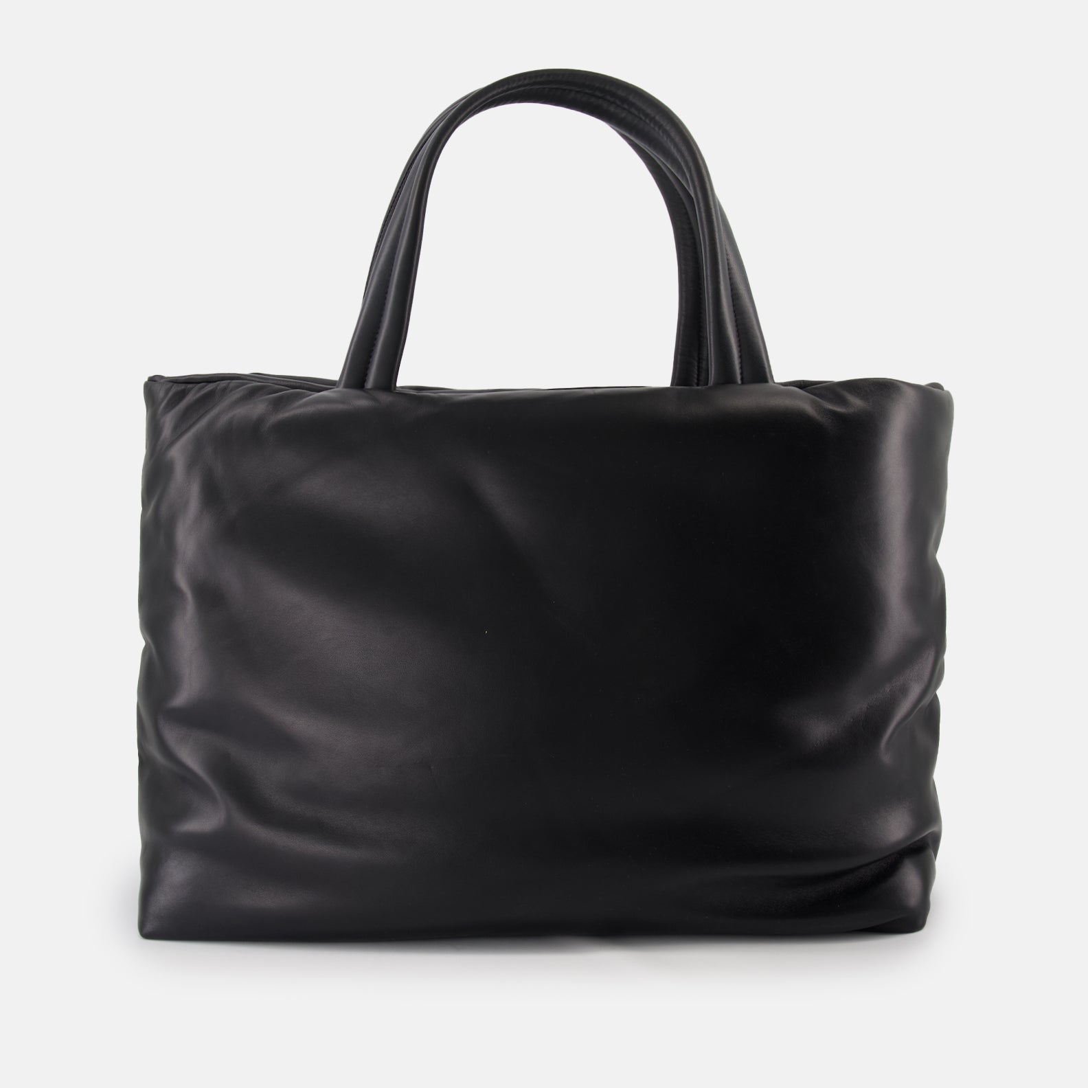 luxury tote bag, leather tote, Saint Laurent bag, designer tote, nappa leather tote