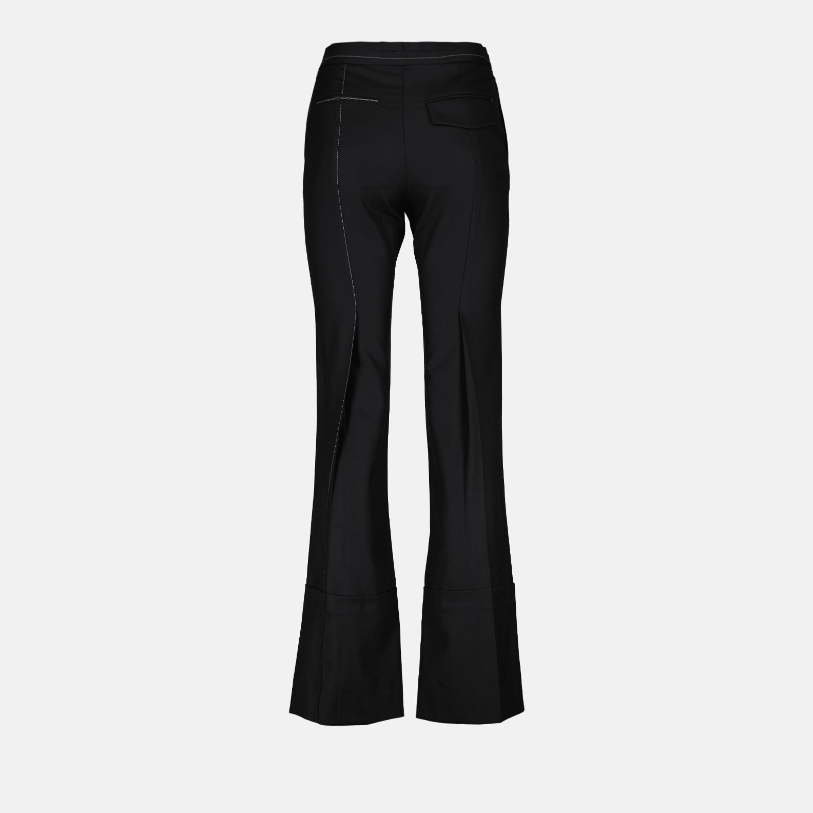 Victoria Beckham, women's flared trousers, luxury fashion, designer trousers, high-end womenswear
