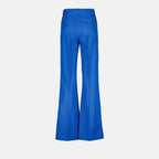 Victoria Beckham trousers, luxury women’s fashion, pink trousers, high-end ready-to-wear, elegant women's clothing