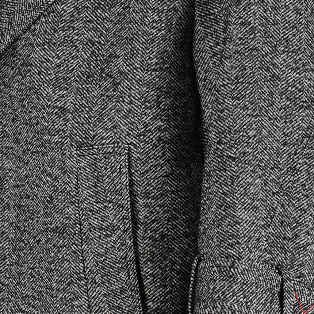 Victoria Beckham coat, luxury wool coat, gray wool coat, women's designer coat, high-end women's outerwear