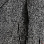 Victoria Beckham coat, luxury wool coat, gray wool coat, women's designer coat, high-end women's outerwear