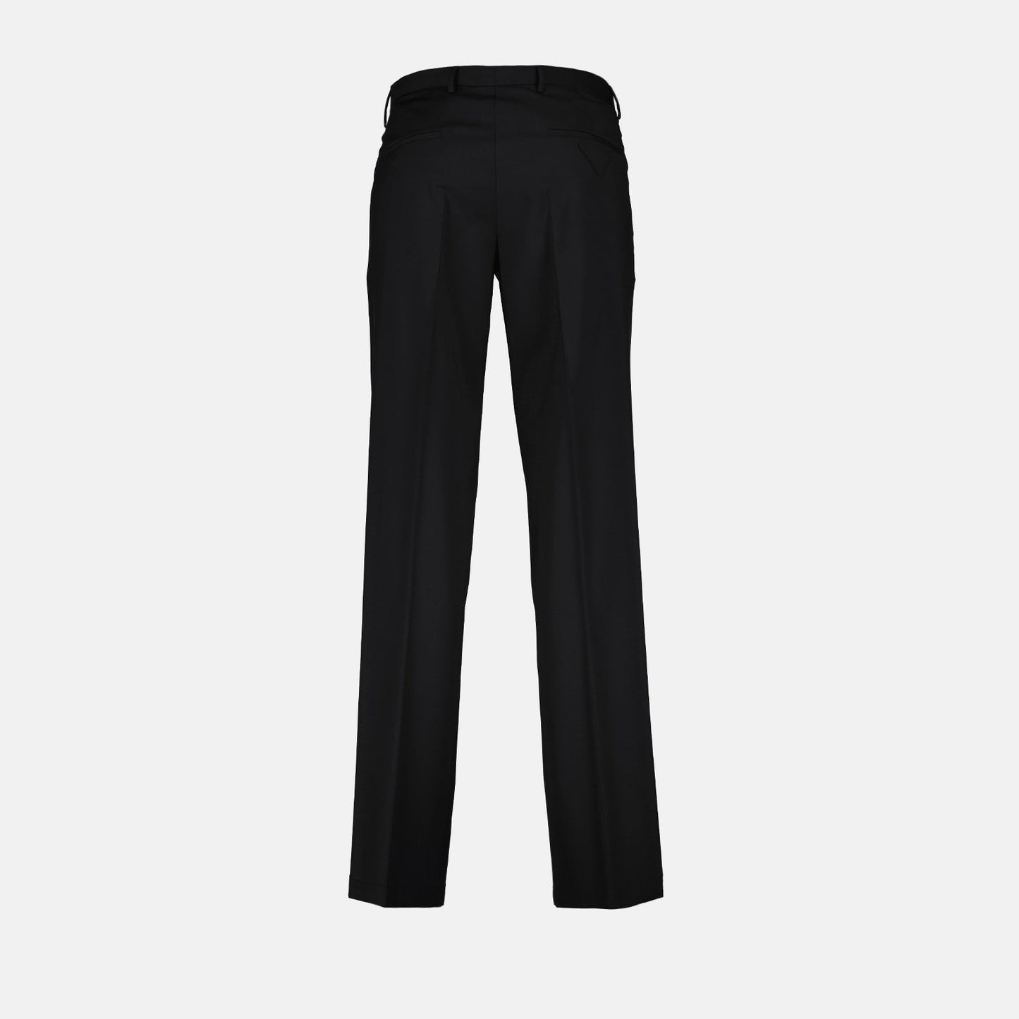 Prada men's trousers, black wool trousers, luxury men's fashion, mohair wool trousers, designer menswear