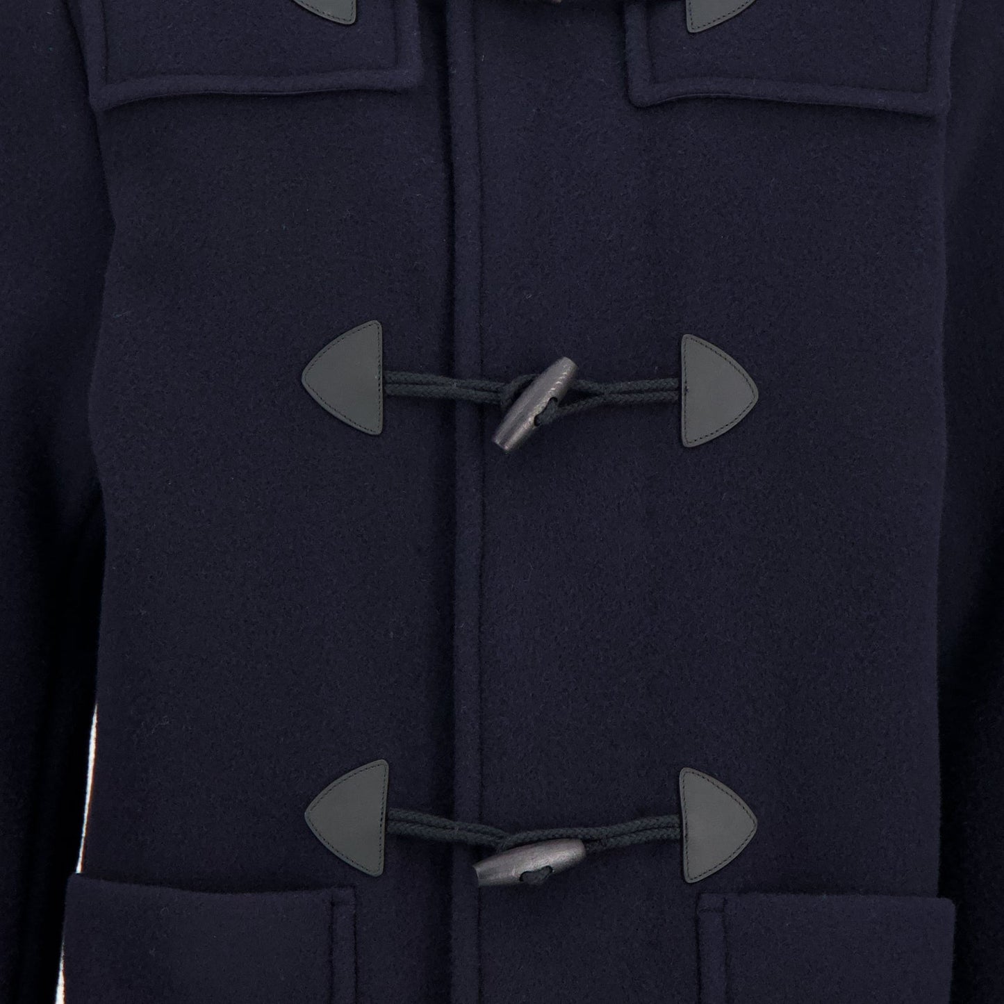 Prada duffle coat, blue wool coat, luxury outerwear, designer coat, sophisticated men's fashion