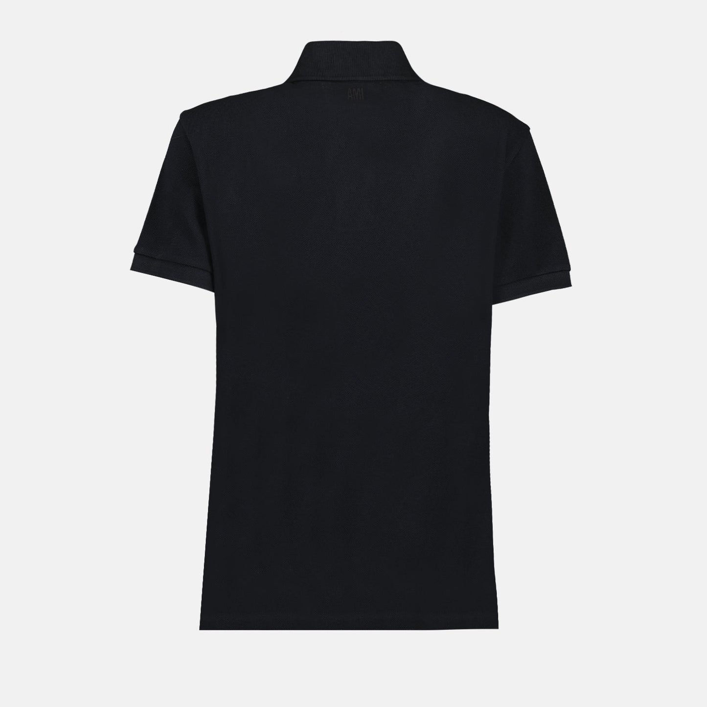 Ami de Coeur Polo, AMI Paris Polo, Black Polo, Unisex Polo, Luxury Polo