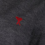 Grey Cardigan, AMI Paris, Ami de Coeur, Luxury Women’s Fashion, Stylish Cardigan