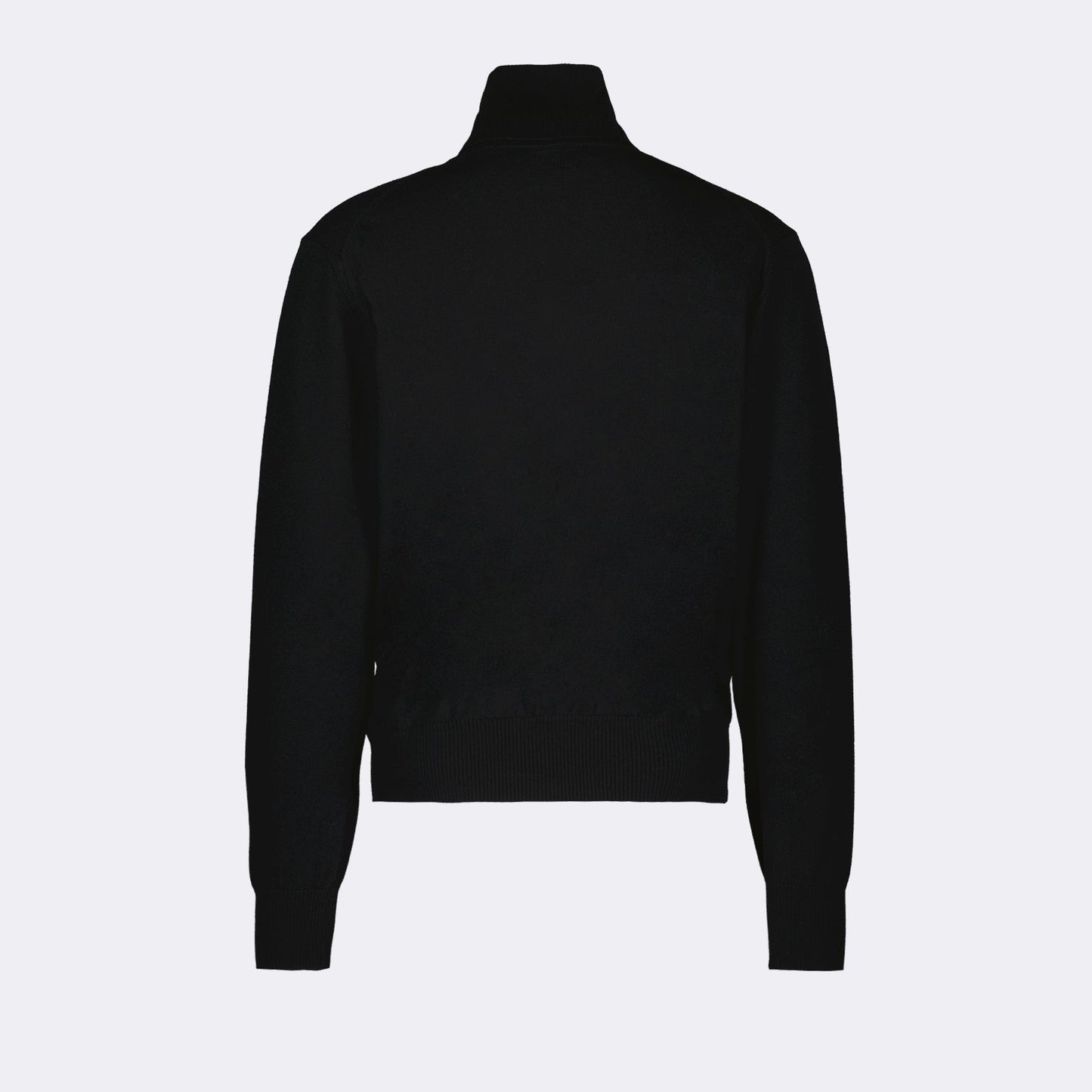 AMI Paris, Ami de Coeur, Black Turtleneck, Luxury Menswear, Designer Sweater