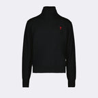 Suéter de Cuello Alto Negro