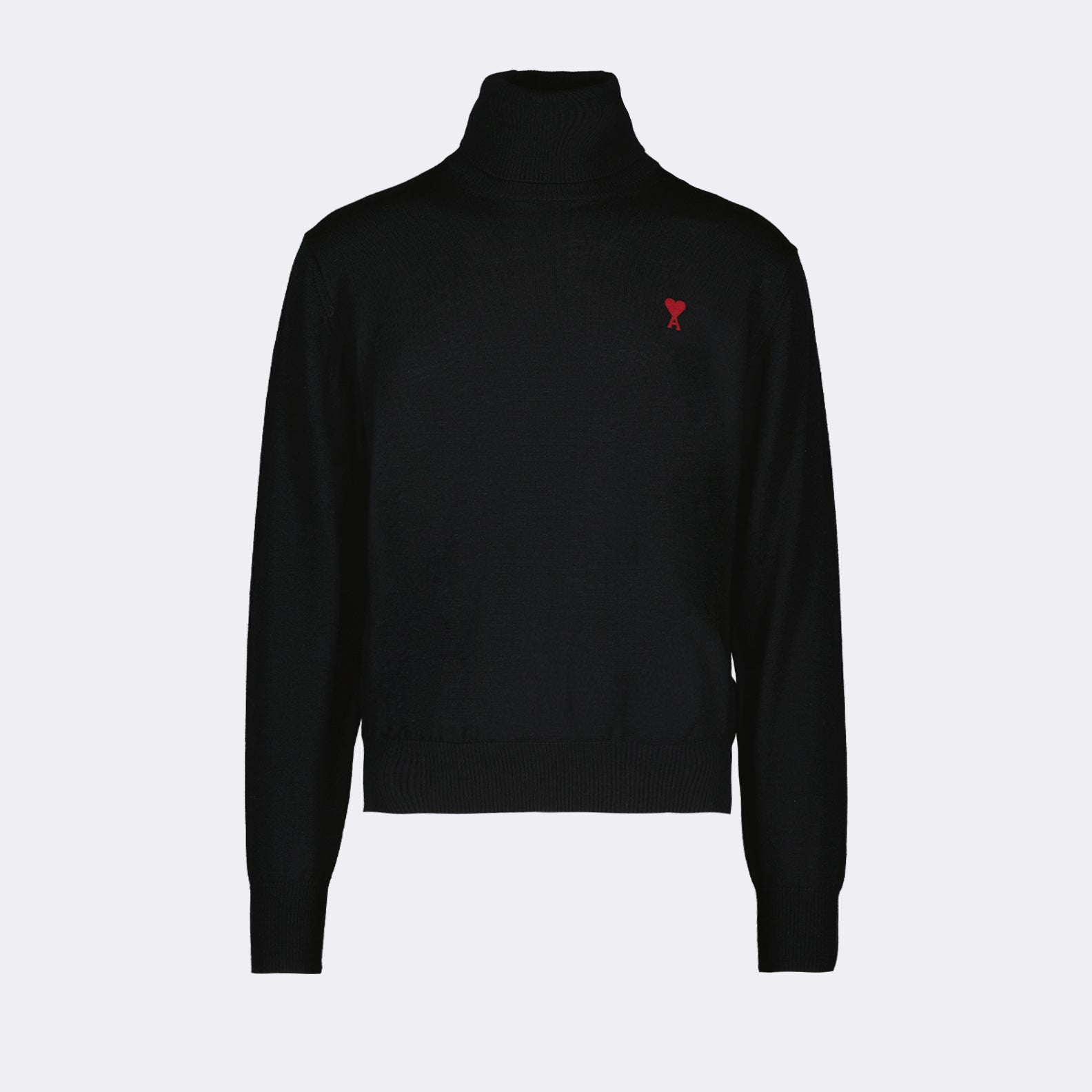 Suéter de Cuello Alto Negro