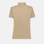 Beige polo, AMI Paris, unisex fashion, Ami de Coeur, luxury clothing