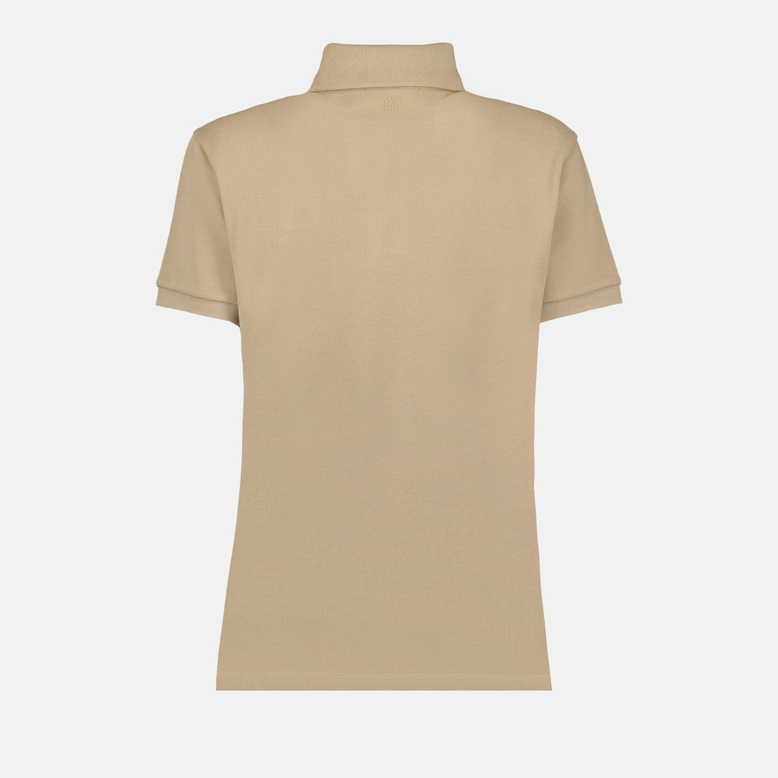 Beige polo, AMI Paris, unisex fashion, Ami de Coeur, luxury clothing