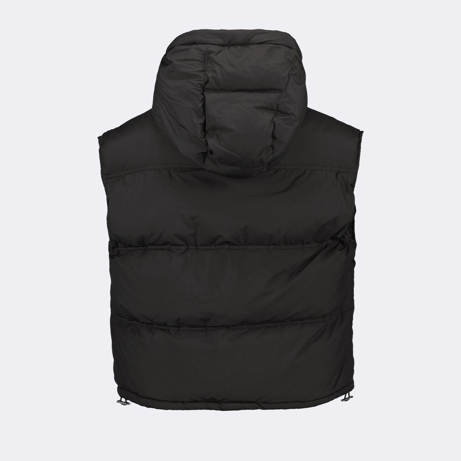 Sleeveless down jacket, black down jacket, AMI Paris, luxury fashion, versatile outerwear