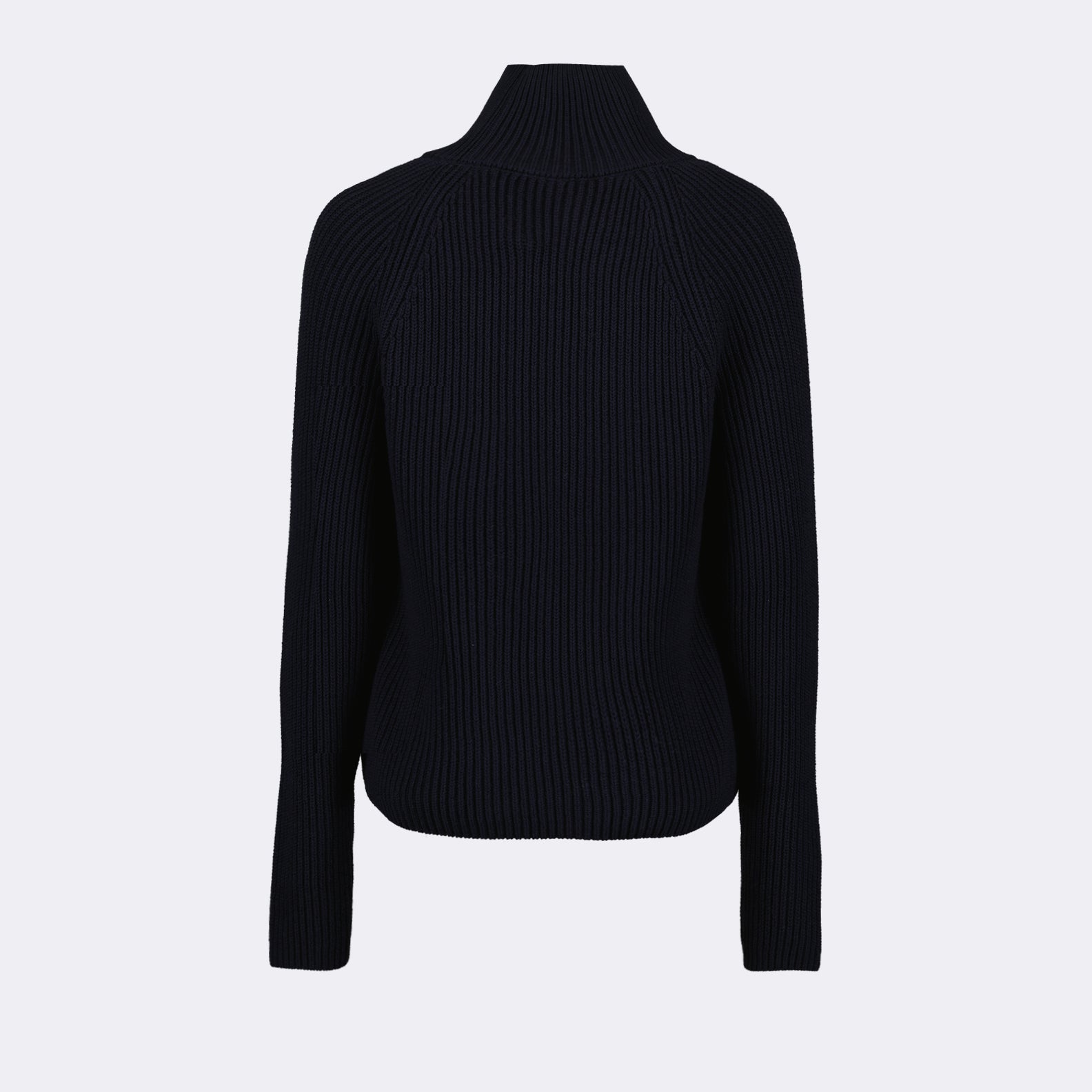 AMI Paris, Women's Turtleneck, Blue Sweater, Luxury Fashion, Designer Clothing