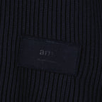 AMI Paris, Women's Turtleneck, Blue Sweater, Luxury Fashion, Designer Clothing