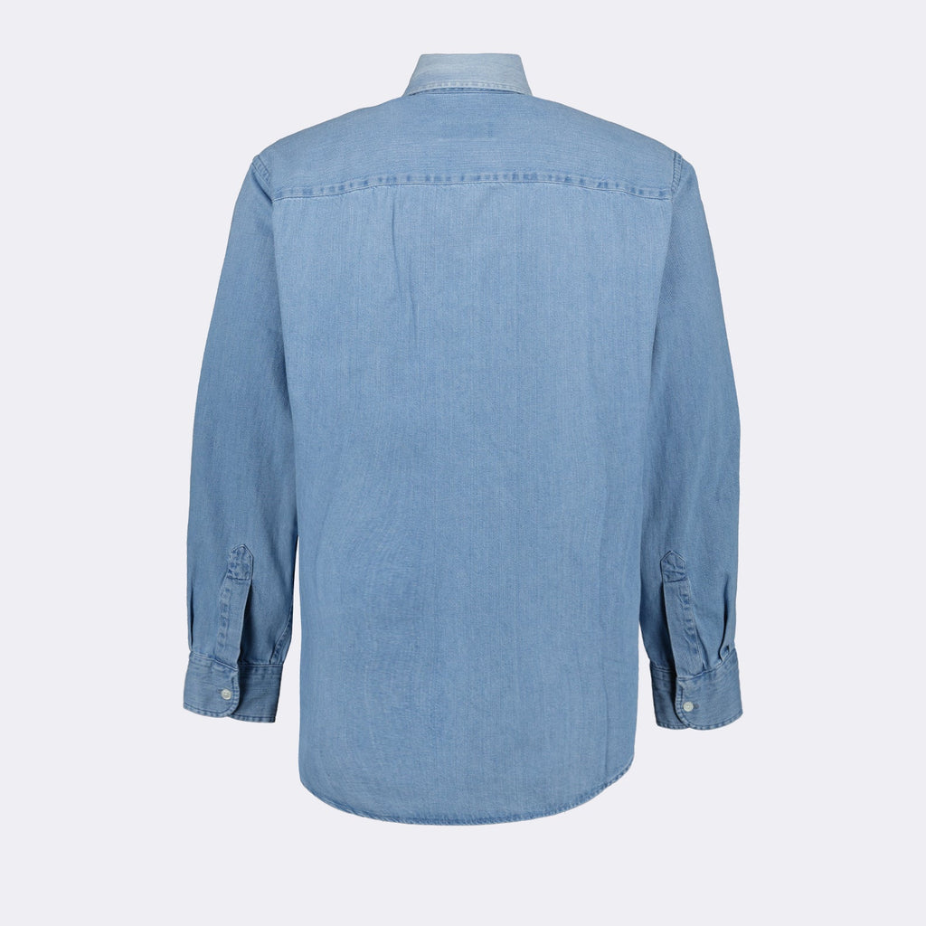 AMI Paris, denim shirt, luxury fashion, Ami de Coeur, refined menswear