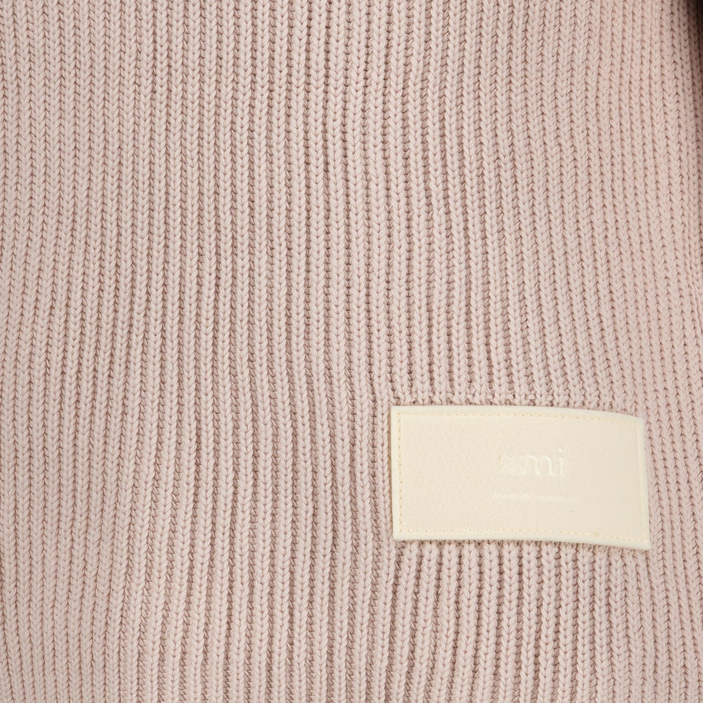 AMI Paris Women’s Sweater, Powder Pink Sweater, Luxury Women’s Knitwear, Designer Label Sweater, Elegant Women's Clothing