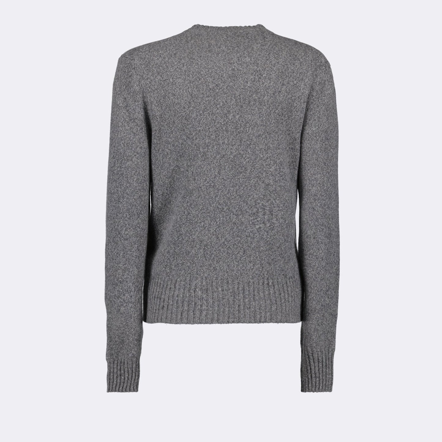 AMI Paris, Ami de Coeur sweater, luxury women's fashion, high-end clothing, grey sweater