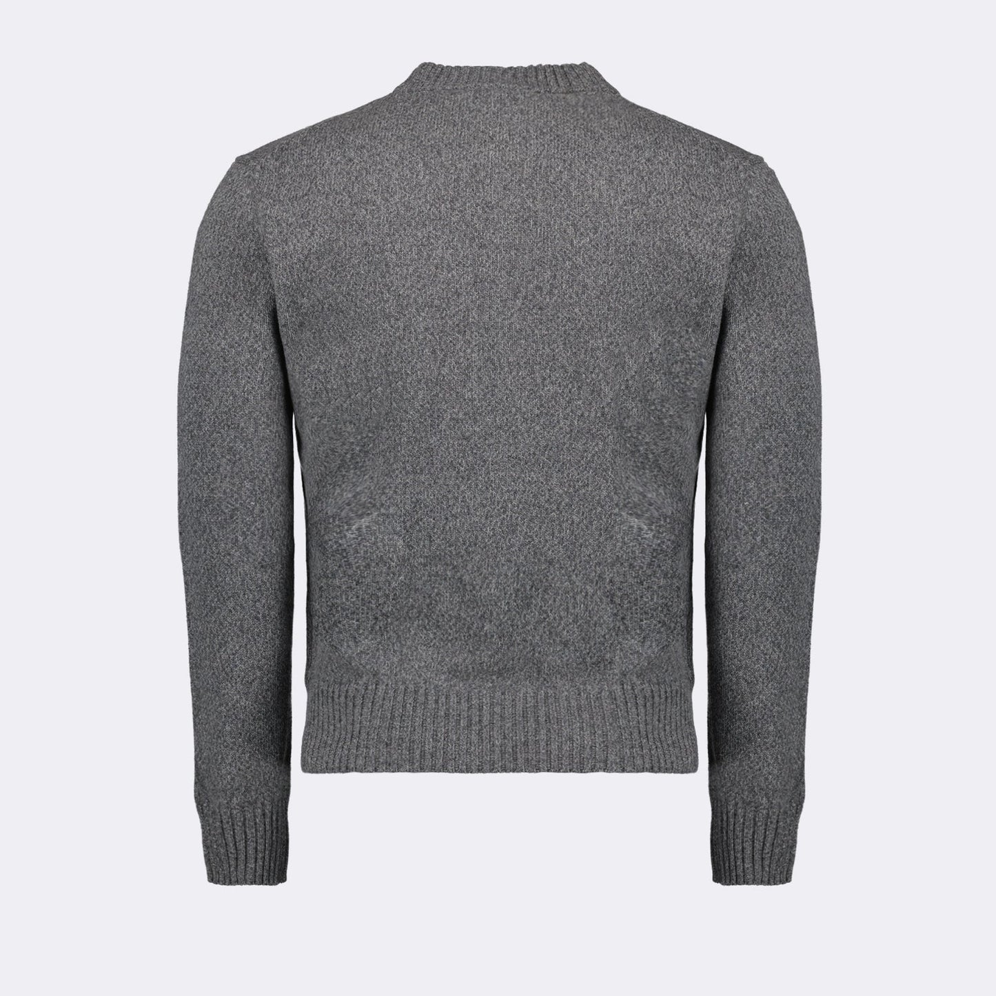 AMI Paris, Ami de Coeur, Grey Sweater, Luxury Menswear, Designer Clothing