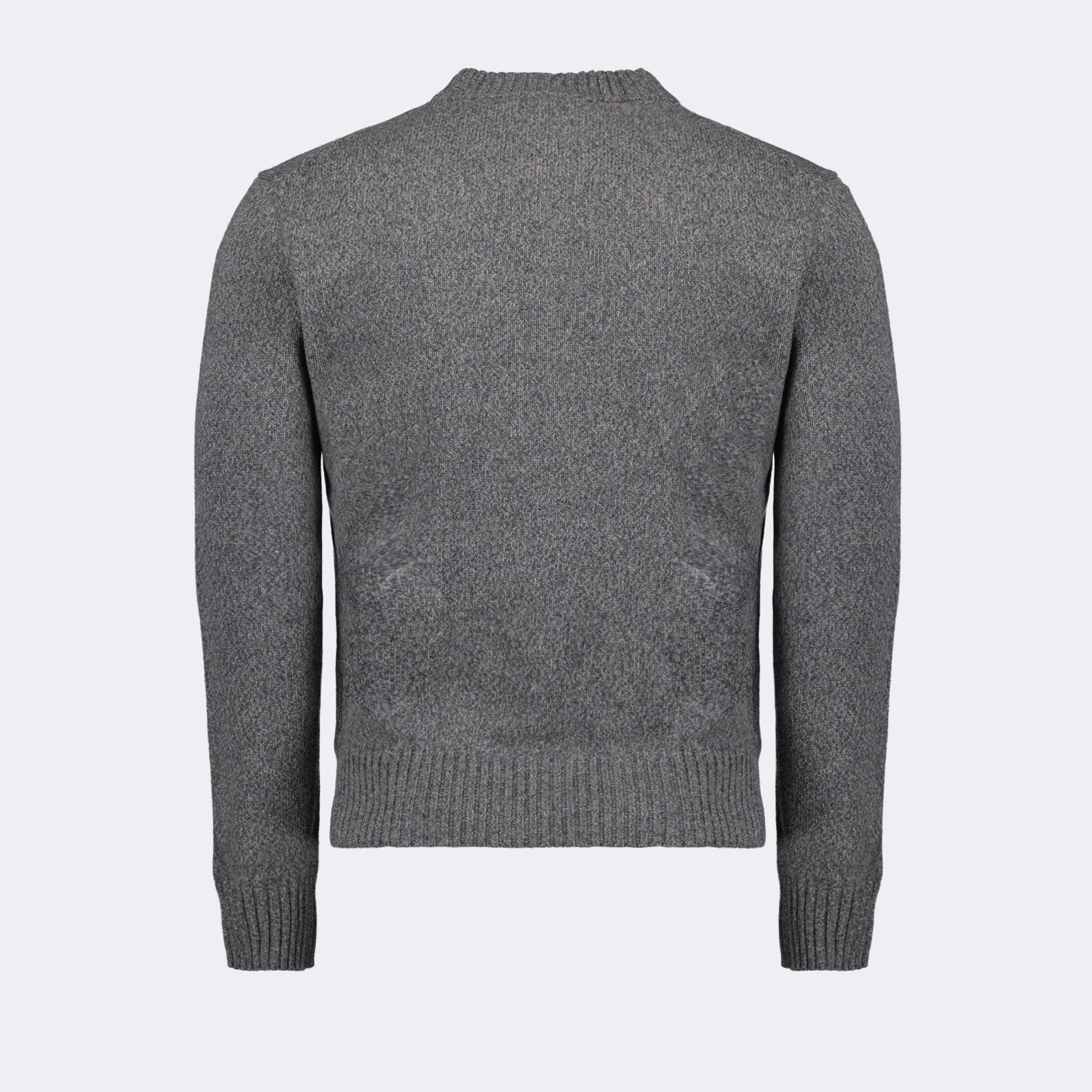 AMI Paris, Ami de Coeur, Grey Sweater, Luxury Menswear, Designer Clothing