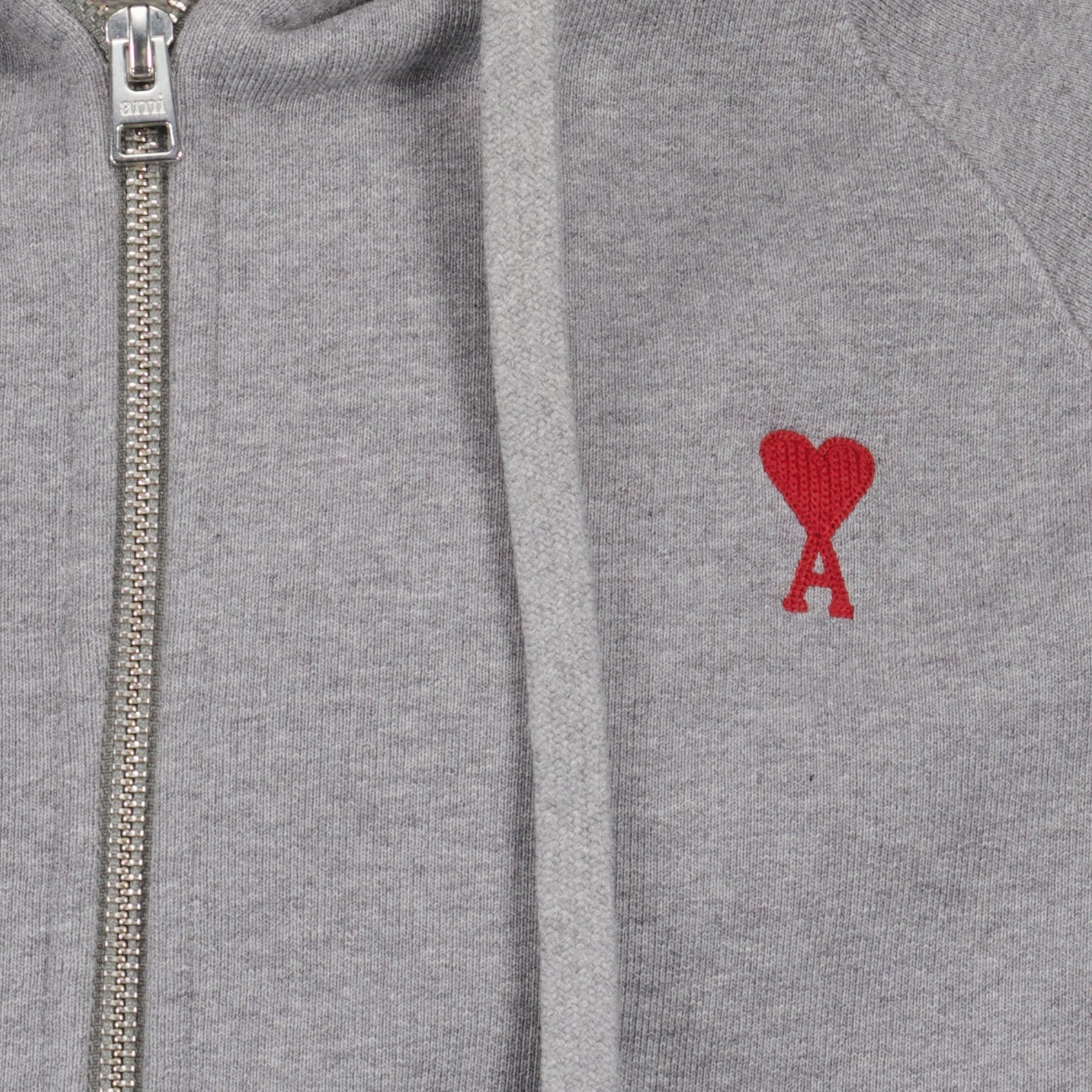 zipped sweatshirt, Ami de Coeur, organic cotton, adjustable hood, casual wear