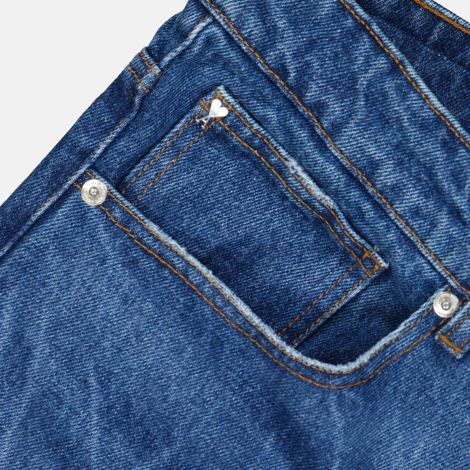 AMI Paris jeans, luxury men's jeans, straight leg jeans, designer denim, high-end casual wear