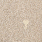 AMI Paris, Ami de Coeur, beige sweater, luxury fashion, premium knitwear