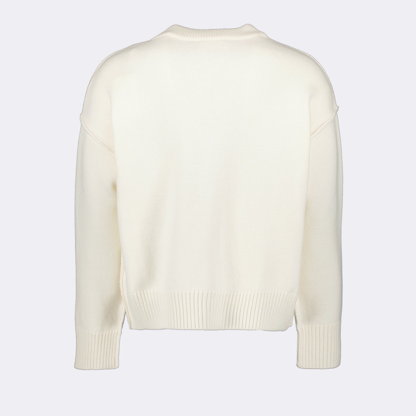 unisex cardigan, wool knitwear, V-neck cardigan, Ami de Coeur, button closure cardigan