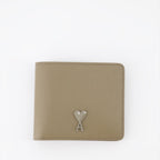 AMI Paris, leather wallet, Ami de Coeur, men's accessories, luxury wallets